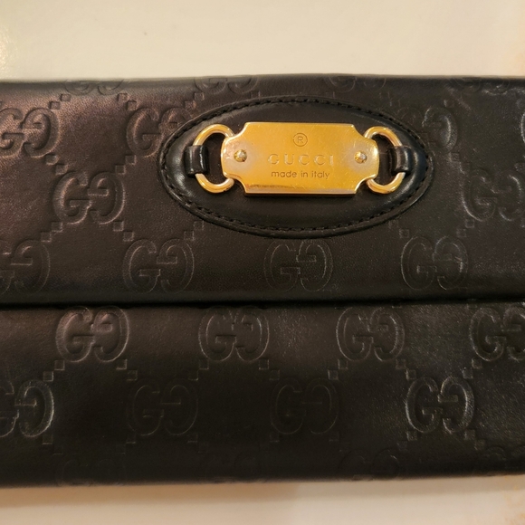Gucci Guccissima Long Trifold snap Wallet in EUC. - Picture 12 of 16
